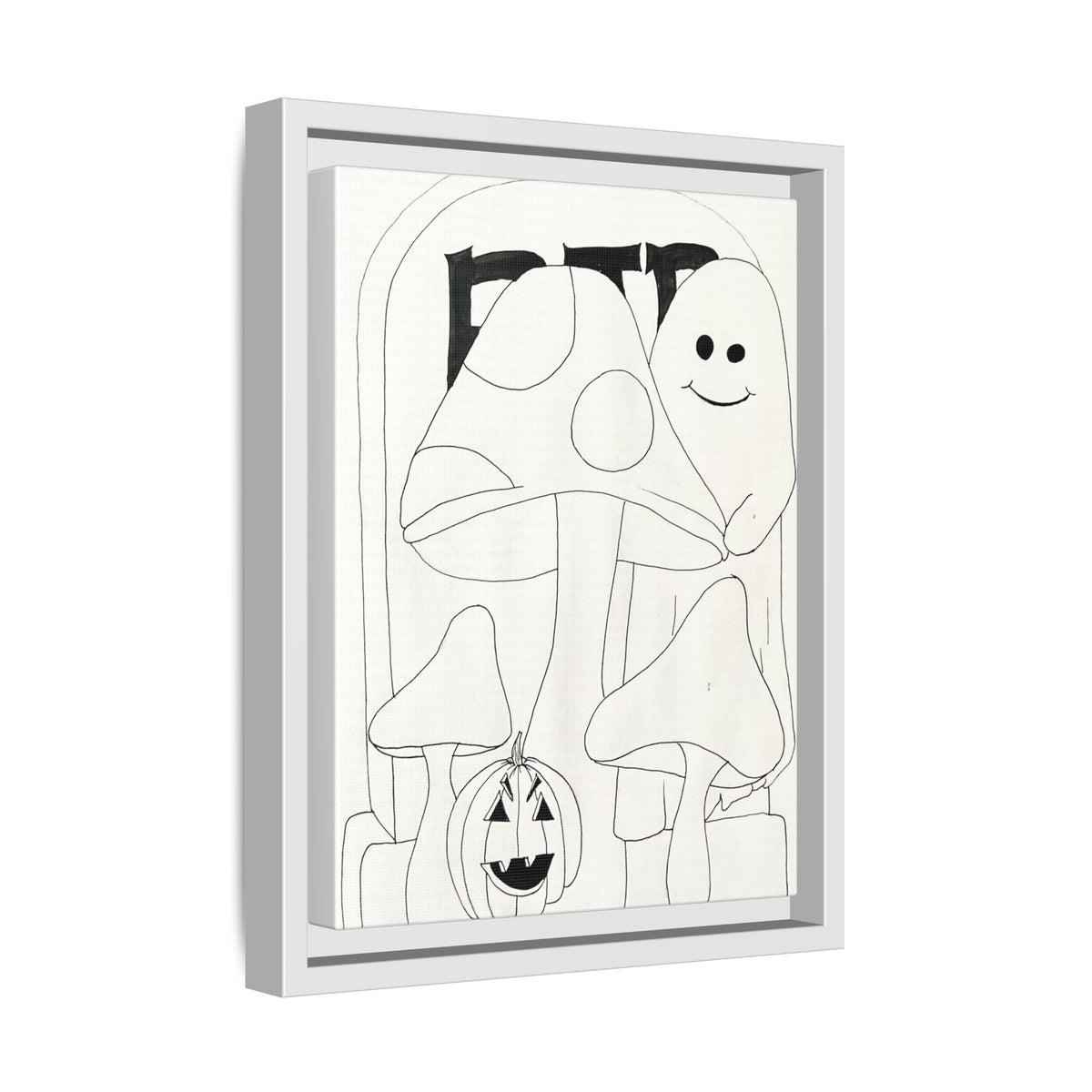 Matte Canvas, Framed (Multi-color)