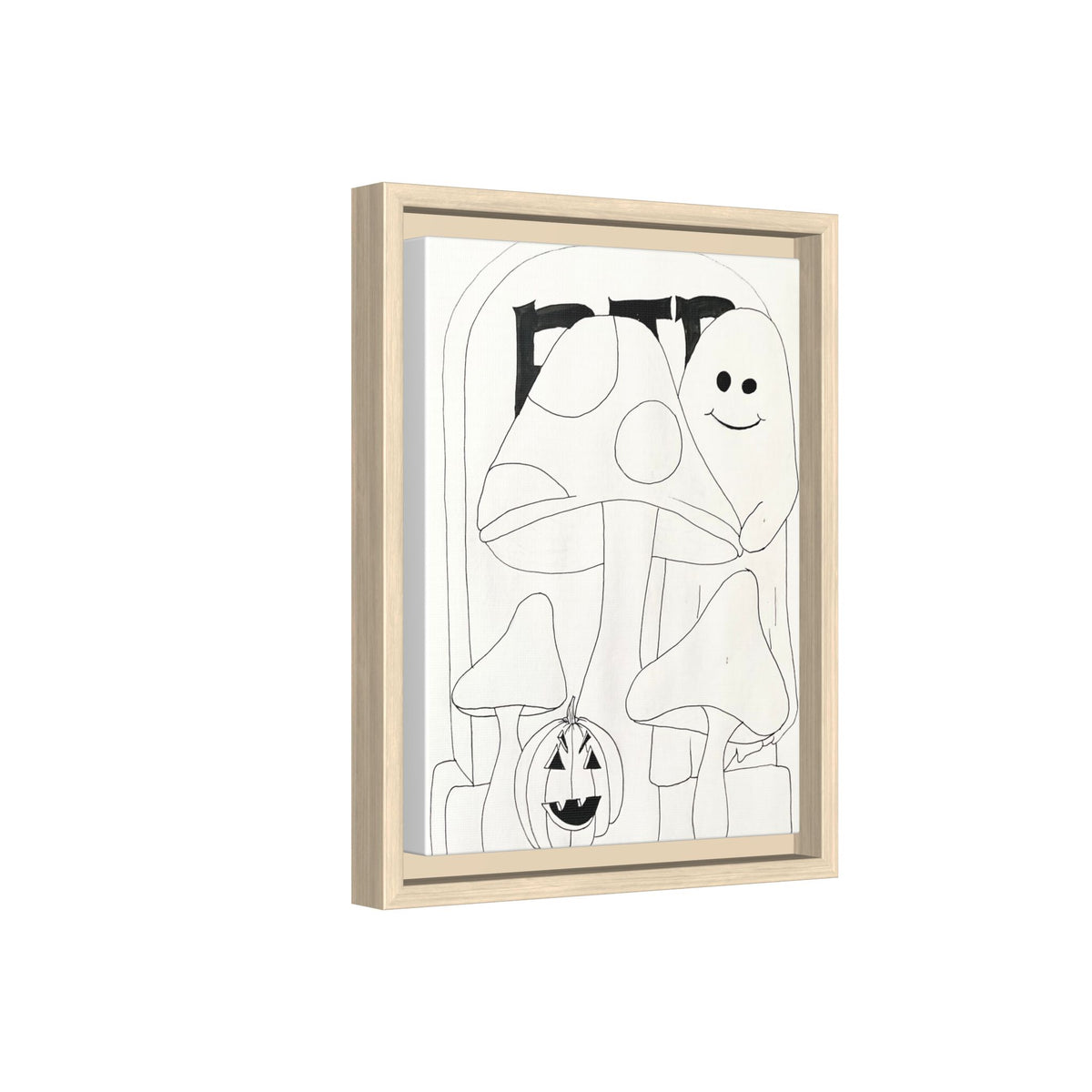 Matte Canvas, Framed (Multi-color)