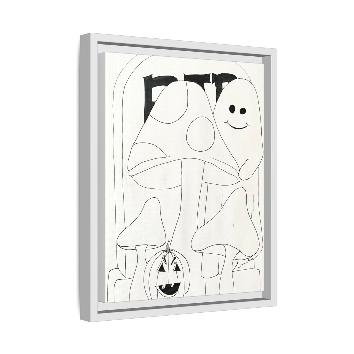 Matte Canvas, Framed (Multi-color)